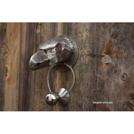 steel eagle door knocker